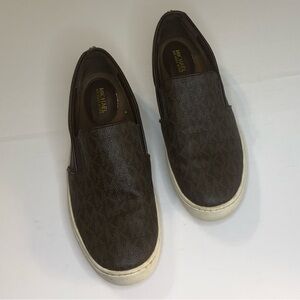 Michael Kors Sz 8 Dark Brown Slip-On Loafers